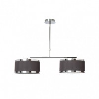 Distribuidor - Lâmpadas Diversas | Lâmpadas Clássicas | LAMPARA LANZAROTE GRIS 2XE27 (REGX85) Ref: 068452028